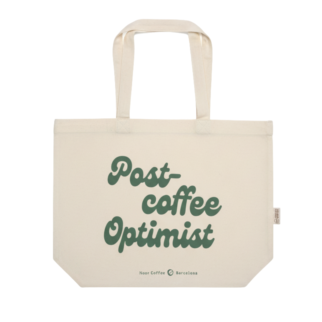 Tote Bag Post Coffee Optimist